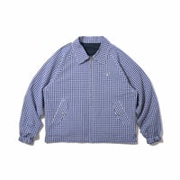 Utility Harrington Jacket (Navy & Gingham)