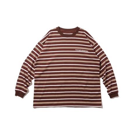 Stripe L/S Top (Brown)