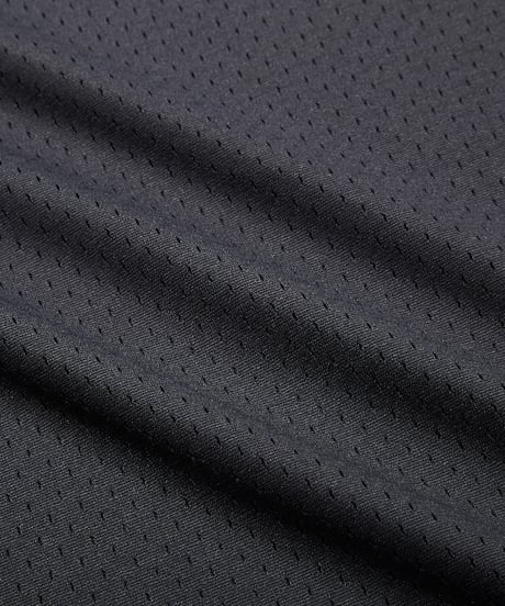 Stitched Mesh L/S Top (Charcoal)