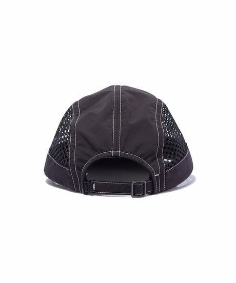 Side Mesh Long Bill Cap (Black)