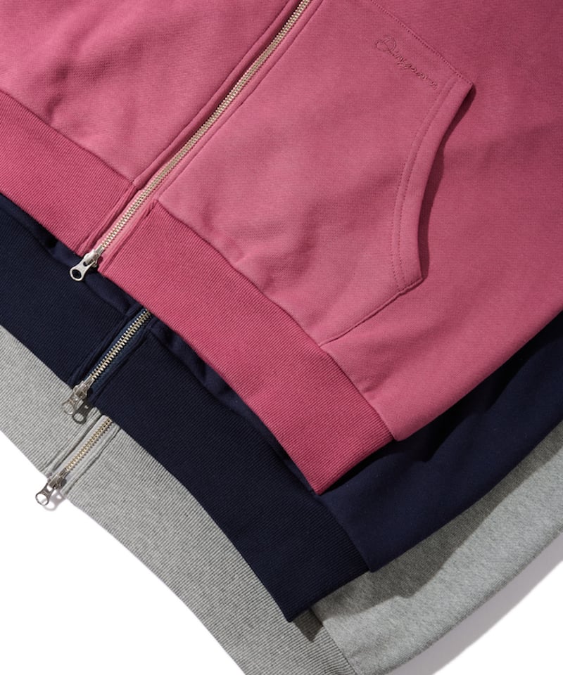 Hayes Full Zip Hooded Sweatshirt (Ash) | Diaspo