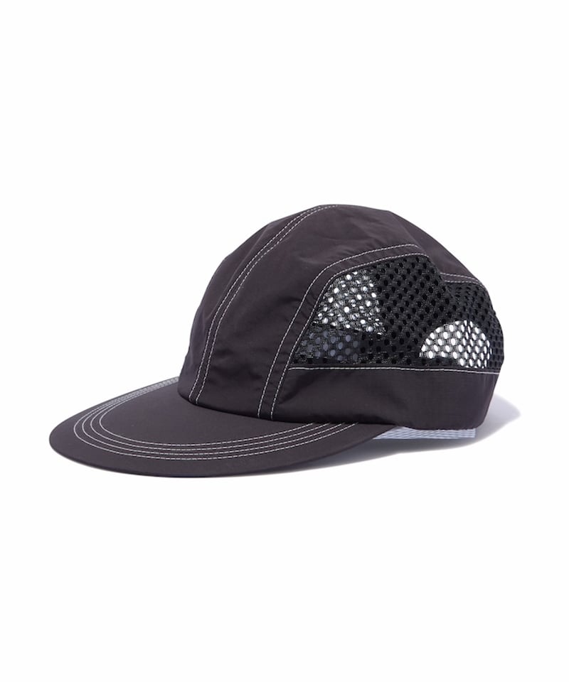 Diaspora ロングビル キャップ Side Mesh Long Bill Cap (Black) | PURRBS Online