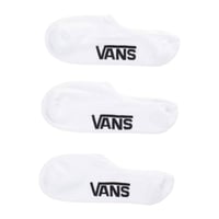 【VANS】CLASSIC NO SHOW SOCKS(3PK) (White) Medium
