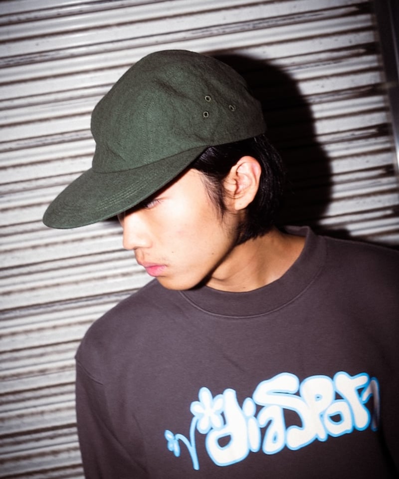 Faded Long Bill Cap (Green) | Diaspora skateboa