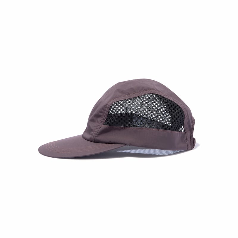 Diaspora ロングビル キャップ Side Mesh Long Bill Cap (Wine) | PURRBS Online
