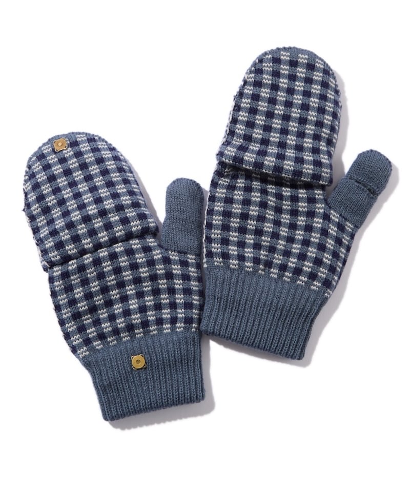 Checkered Mitten (Blue) | Diaspora skateboards