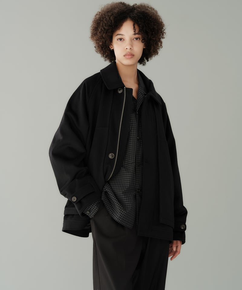 Graphpaper ミリタリーシャツ Mil Graphpaper Shirt (Black) | Diaspora skatebo