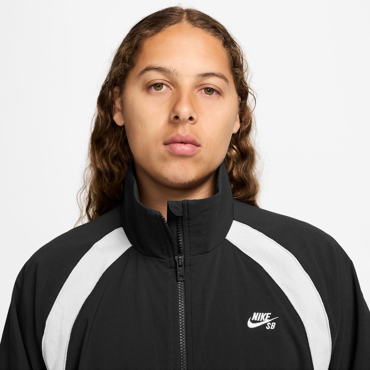 NIKE】NIKE SB FULL-ZIP WOVEN JACKET (Black/Whit