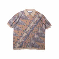 Brushed Terrain Knit Polo (Sand)