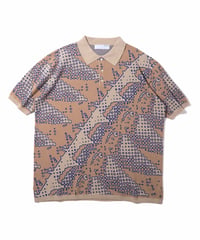 Brushed Terrain Knit Polo (Sand)