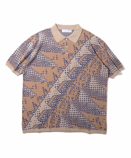 Brushed Terrain Knit Polo (Sand)