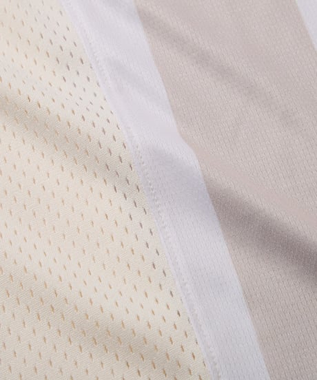 Striped Training Top (Cream)