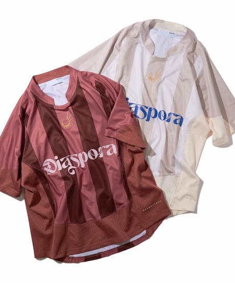 Striped Training Top (Cream)