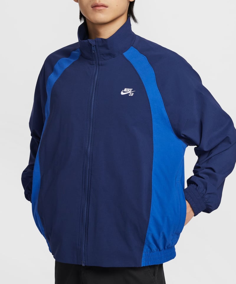 NIKE】NIKE SB FULL-ZIP WOVEN JACKET (BLUE VOID/