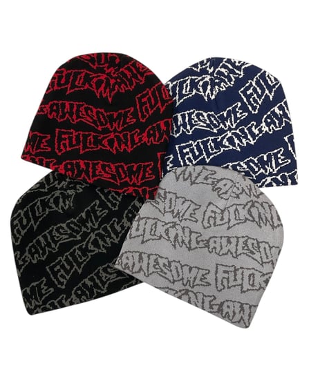 【FUCKING AWESOME】FA Stamp Repeat Skully (Navy)
