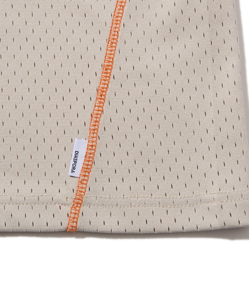 Stitched Mesh L/S Top (Sand) | PURRBS Online Store