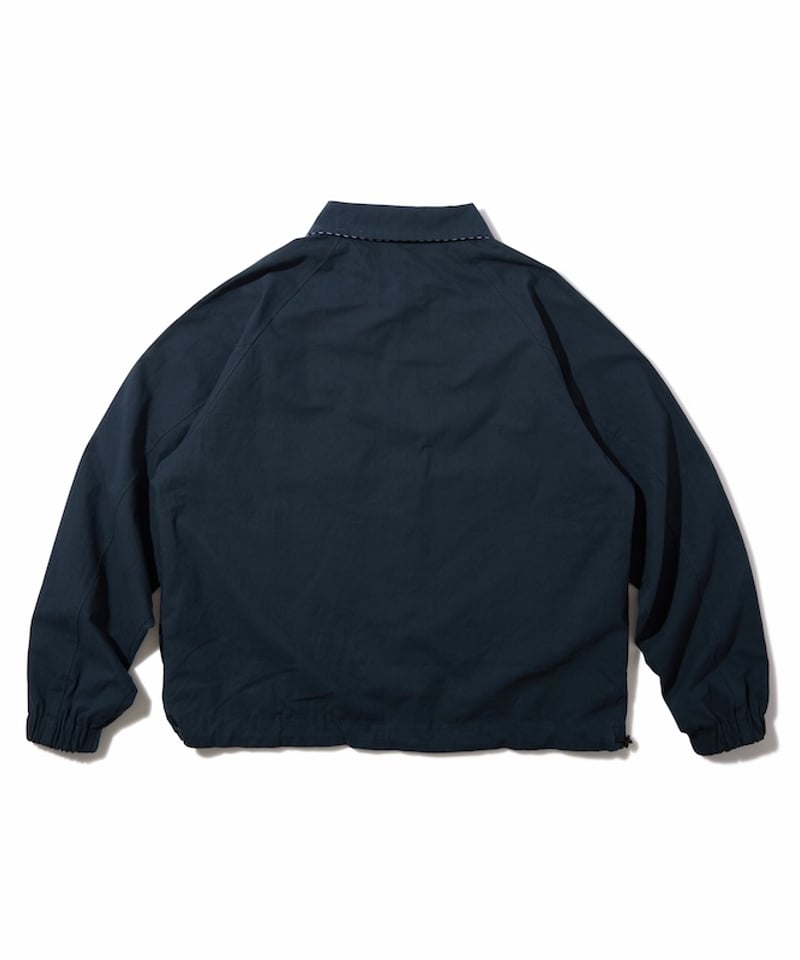 Utility Harrington Jacket (Navy & Gingham) | PU