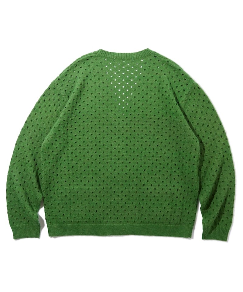 Cotton Mohair Cardigan (Green) | Diaspora skate