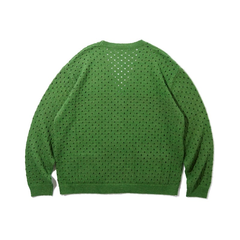 Cotton Mohair Cardigan (Green) | Diaspora skate