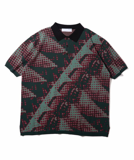 Brushed Terrain Knit Polo (Green)