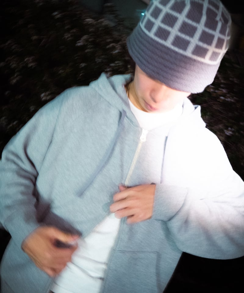 Hayes Full Zip Hooded Sweatshirt (Ash) | Diaspo