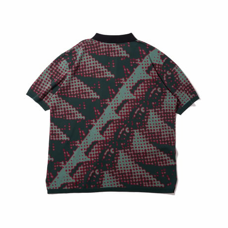 Brushed Terrain Knit Polo (Green)