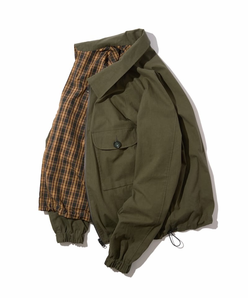 Utility Harrington Jacket (Olive & Plaid) | PUR