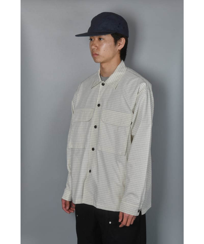 Graphpaper ミリタリーシャツ Graphpaper / Indigo Twill Military Shirt – MaW SAPPORO