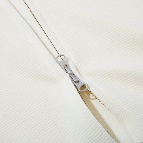 Full Zip Hooded Dry Waffle (Natural)