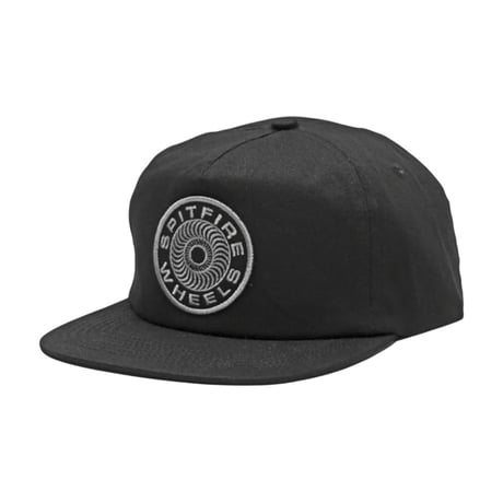 【SPITFIRE】CLASSIC 87 SWRL PATCH CAP (BLACK/BLACK)