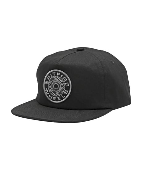 【SPITFIRE】CLASSIC 87 SWRL PATCH CAP (BLACK/BLACK)