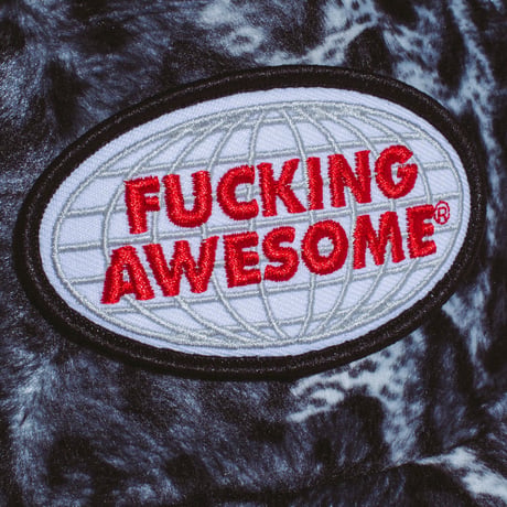 【FUCKING AWESOME】Fuzzy Leopard Hat (Black)