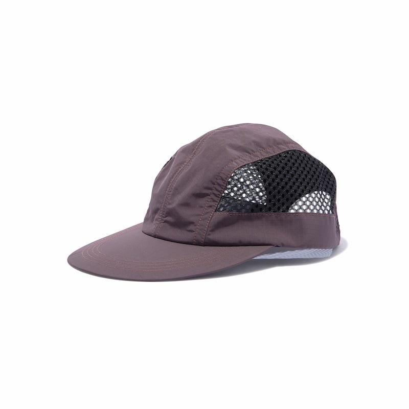 Diaspora ロングビル キャップ Side Mesh Long Bill Cap (Wine) | PURRBS Online