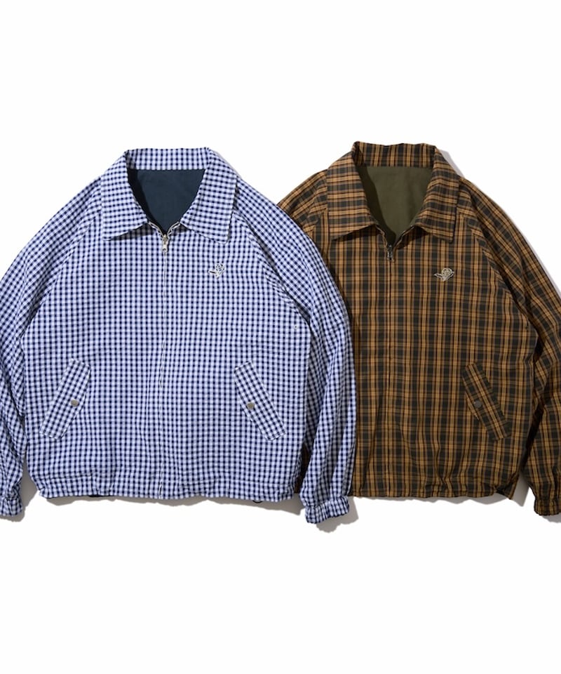 Utility Harrington Jacket (Olive & Plaid) | PUR