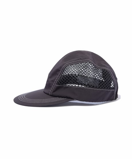 Side Mesh Long Bill Cap (Black)