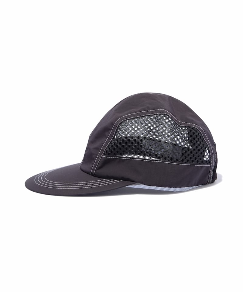 Side Mesh Long Bill Cap (Black) | PURRBS Online