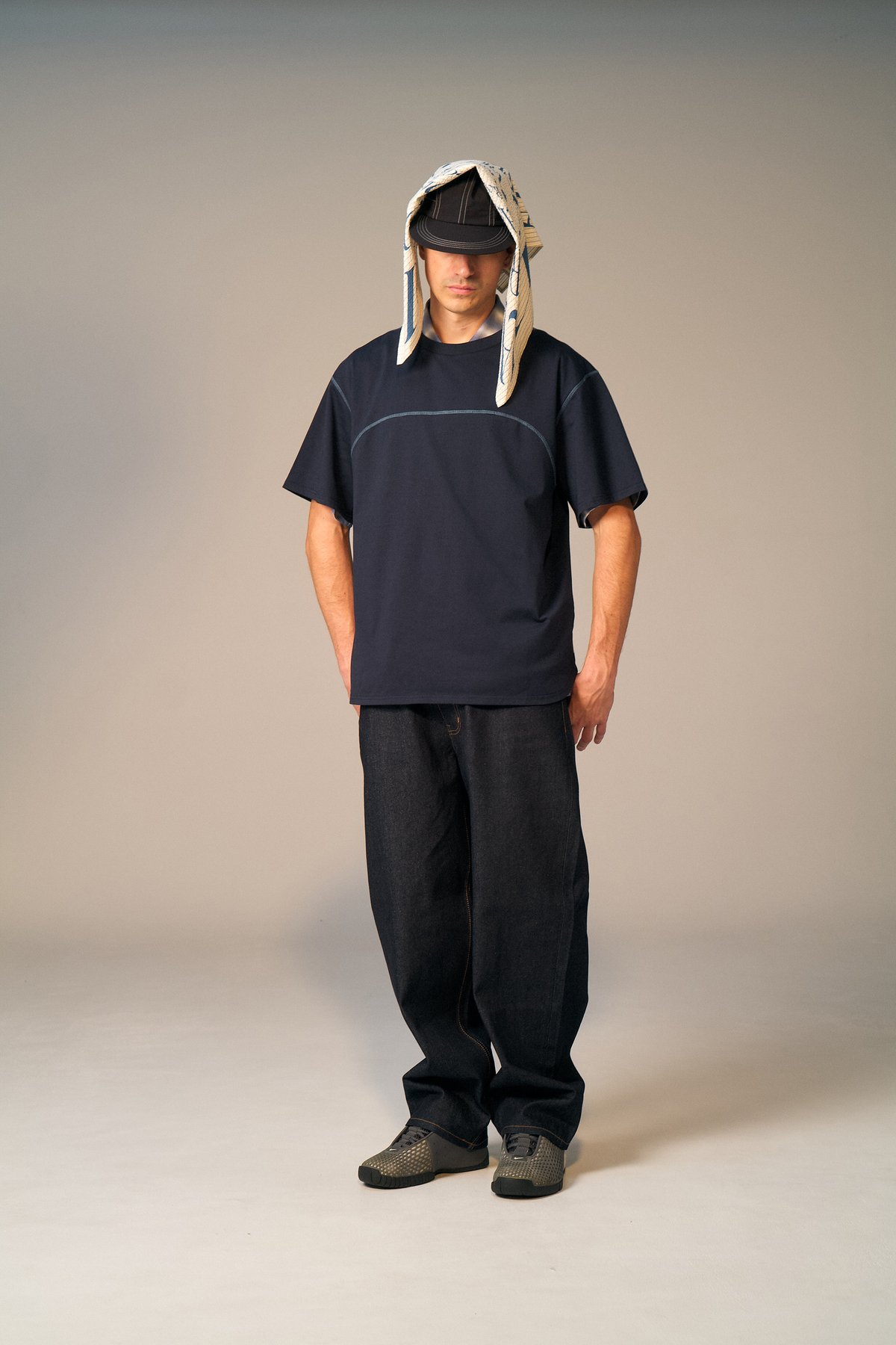 Side Mesh Long Bill Cap (Black) | PURRBS Online