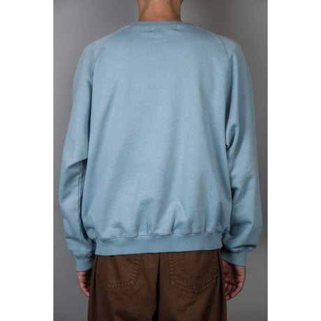 Over-Dyed Raglan Crewneck Sweatshirt (Sage)
