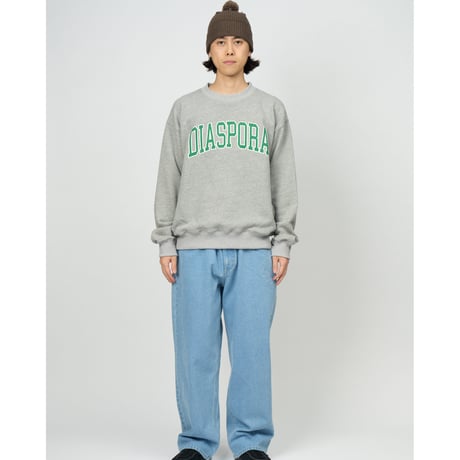 College Logo Crewneck Sweatshirt (Navy)
