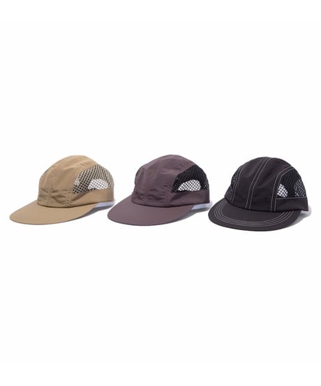 Side Mesh Long Bill Cap (Sand)