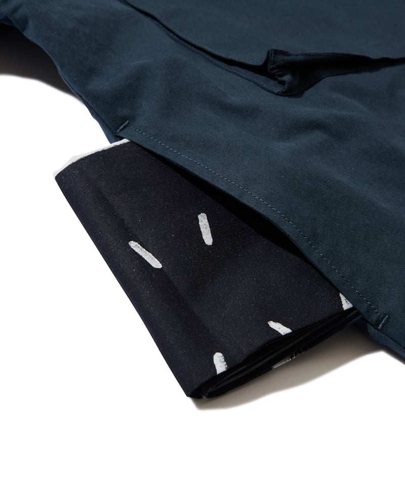Utility Harrington Jacket (Navy & Gingham) | PU