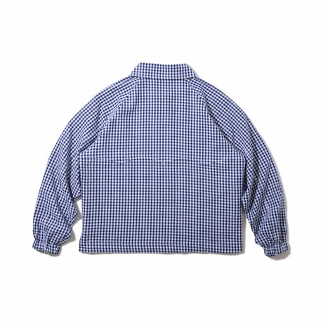 Utility Harrington Jacket (Navy & Gingham)