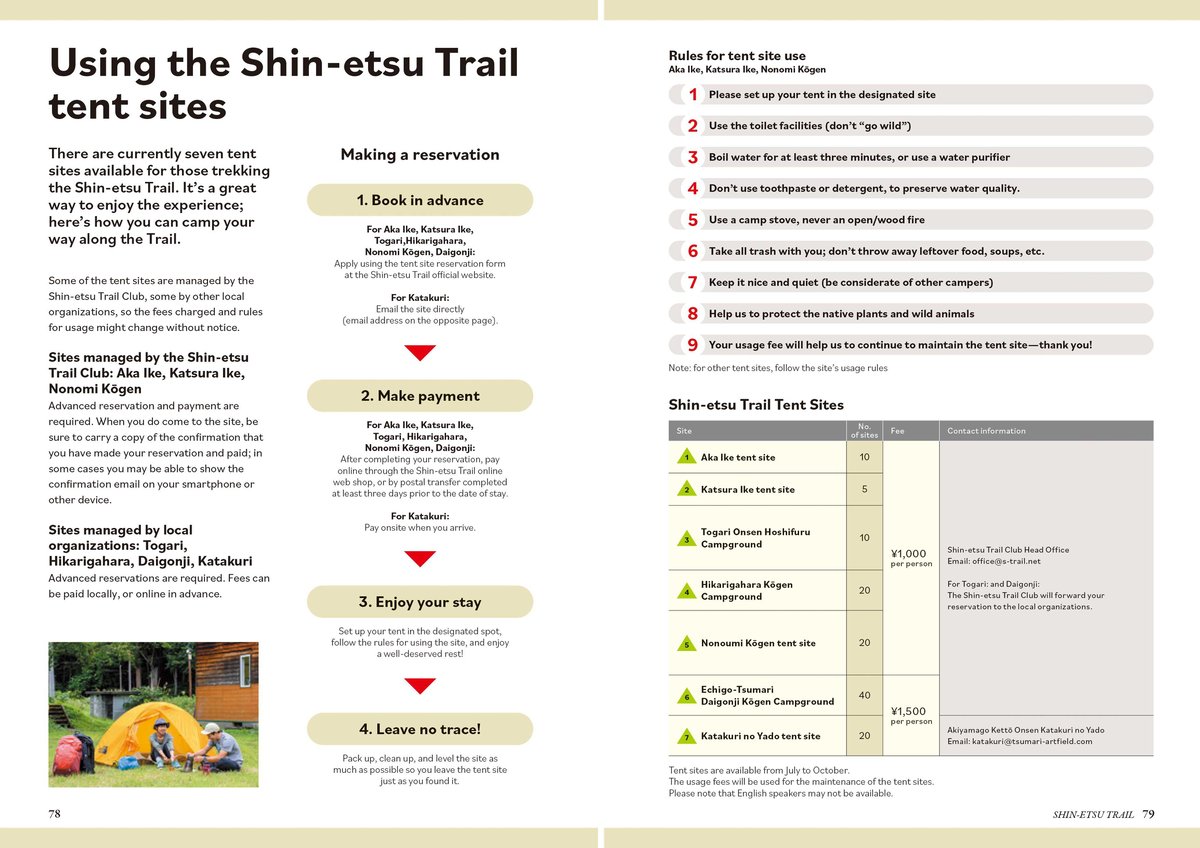 英語版】OFFICIAL GUIDE BOOK TO THE SHIN-ETSU TRAIL