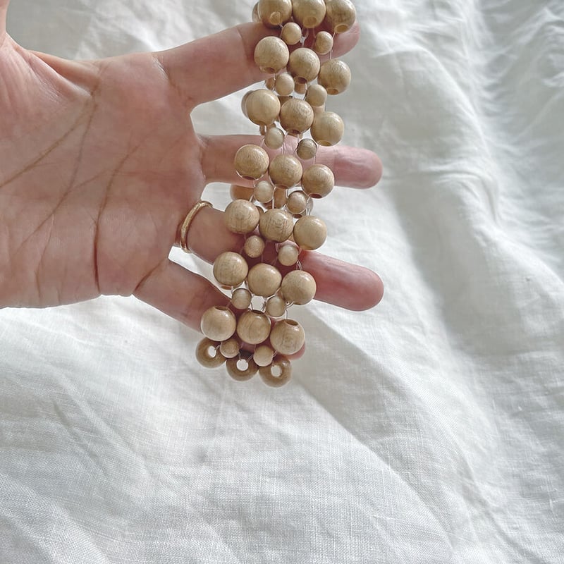 ララガンアクセサリー ウッド バングル THIN FIBULA BANGLE｜R.ALAGAN