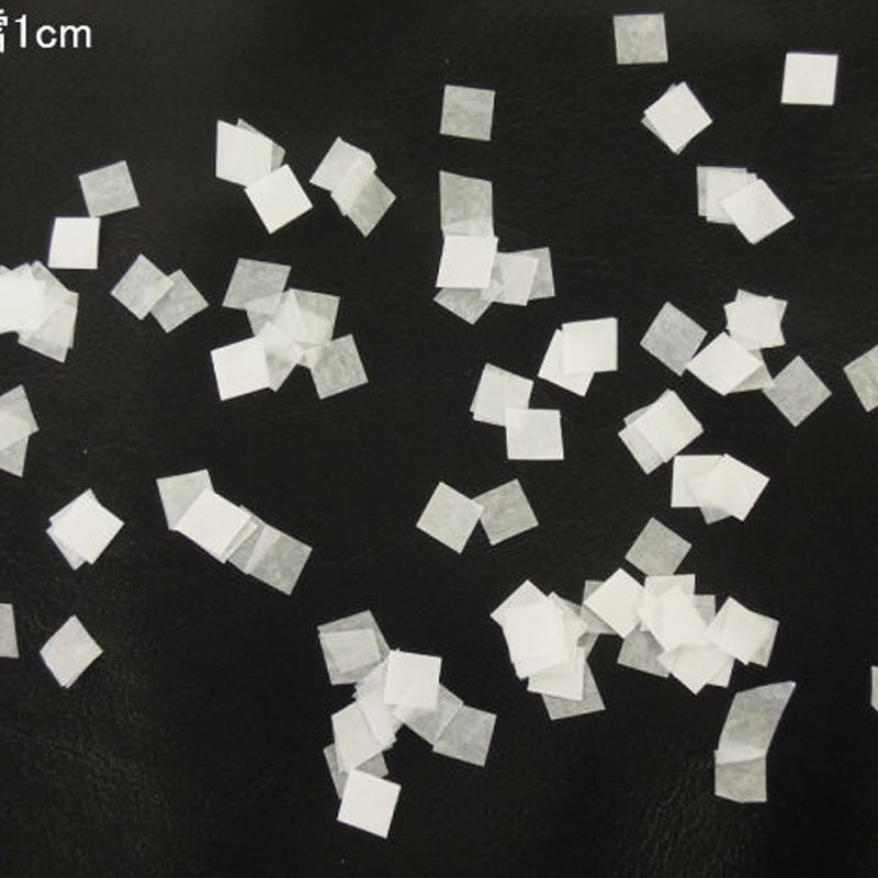 紙吹雪 ミツクラの 紙吹雪 雪 ホワイト 白色 白 業務用 1cm 紙製 極薄 回転