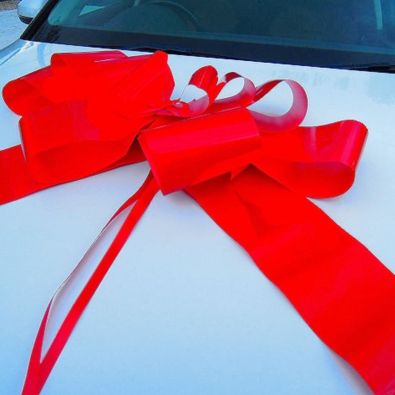 ミツクラ ビッグリボン30 大型リボン 赤 30インチ 納車 中古車 新車