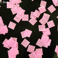 ミツクラの　紙吹雪　業務用　1.5cm　ピンク　桜色 桜　 紙製　極薄　回転落下型　長時間滞空　結婚式　歓迎会　送迎会　イベント　パーティー　お祝い　舞台