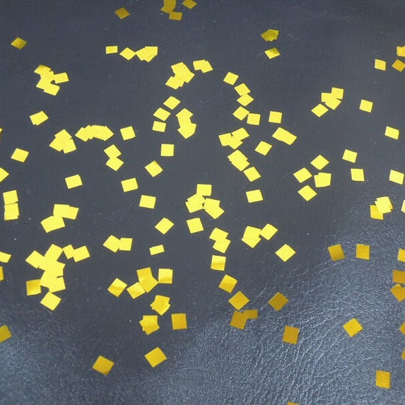 ミツクラの 紙吹雪 角型6mm ゴールド シルバー 業務用 素材PET製 風船