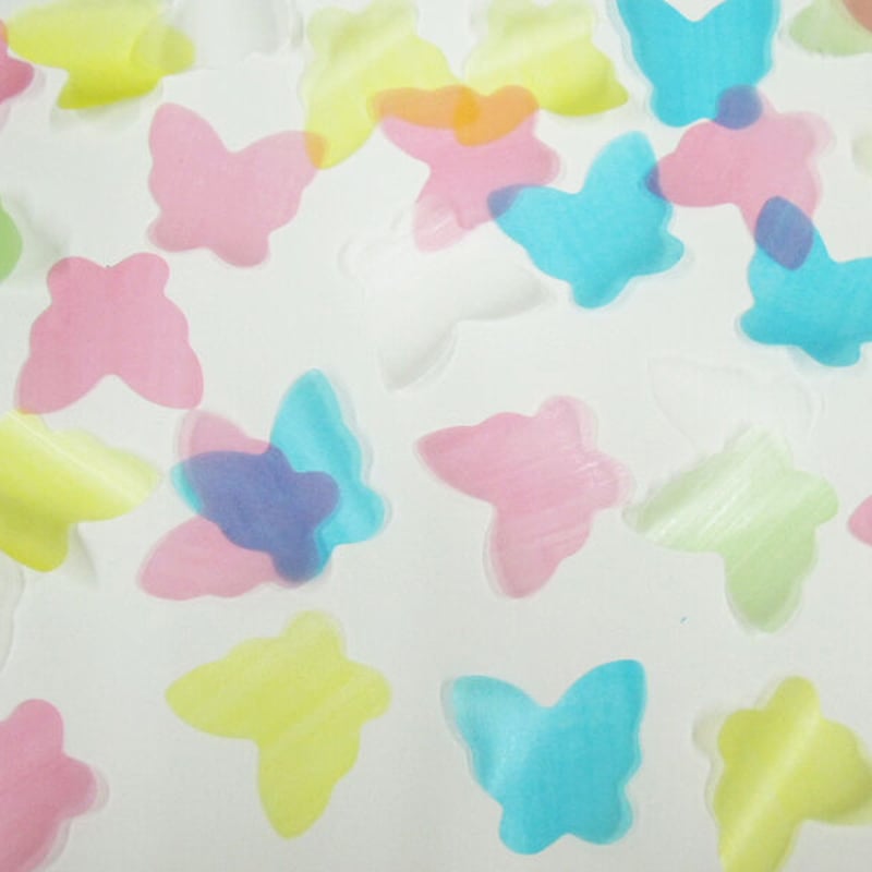 ミツクラの紙吹雪 野外用 溶ける紙吹雪 業務用 蝶 カラフル 1kg 約