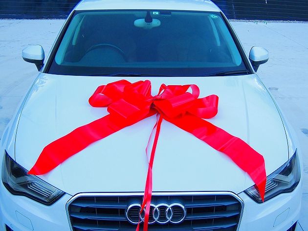 ミツクラ ビッグリボン30 大型リボン 赤 30インチ 納車 中古車 新車